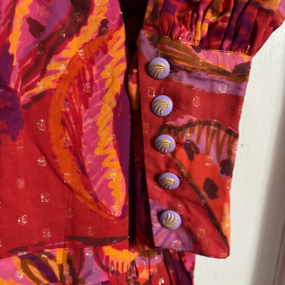 FARM Rio Red Multi-Color Mini Dress - Picture 5 of 14
